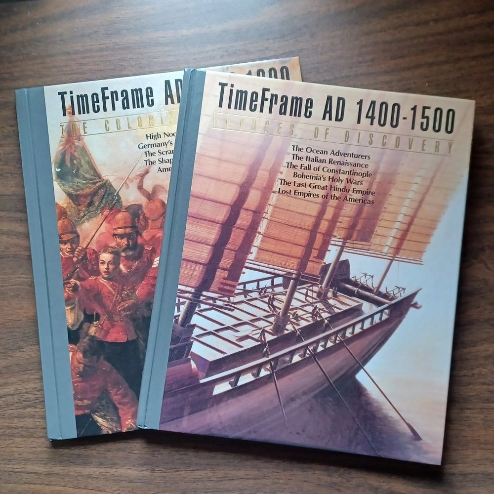 Lot of 2 Time Life Books Time Frame AD 1400-1500 and AD 1850-1900